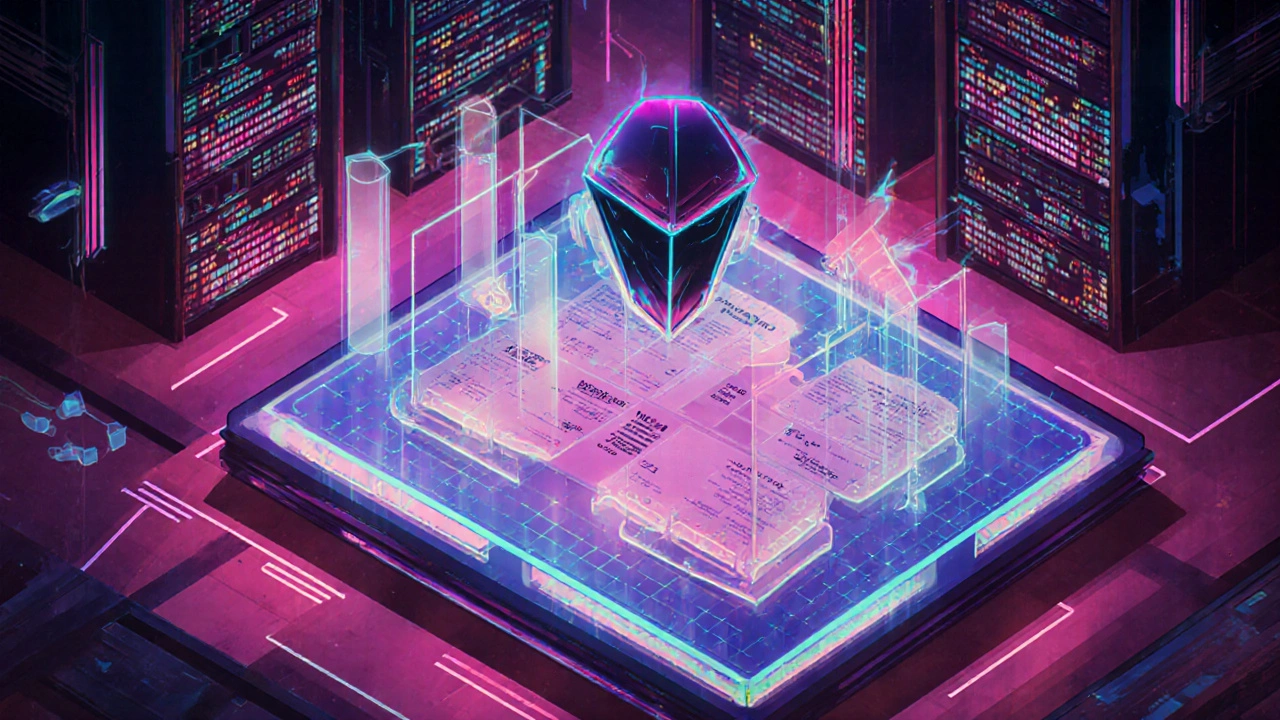 Holographic order book showing a bot performing a sandwich attack on a trade.