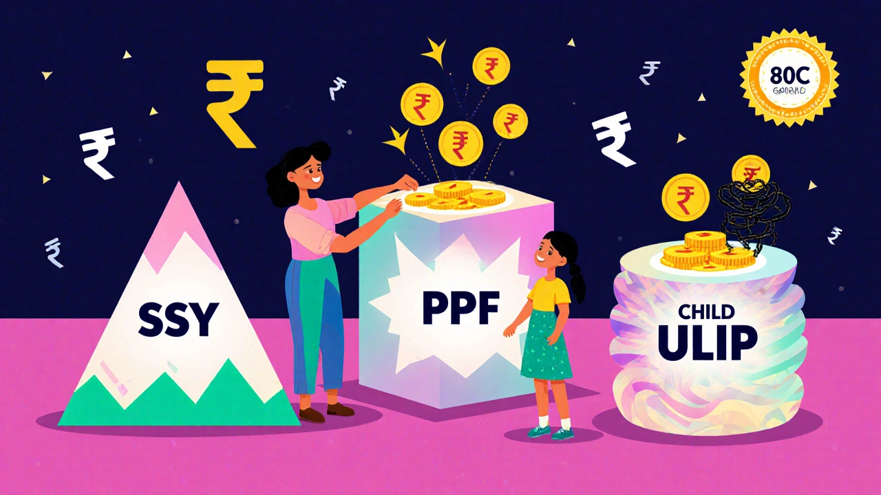 Section 80C and Children’s Plans in India: SSY vs Child ULIPs vs PPF