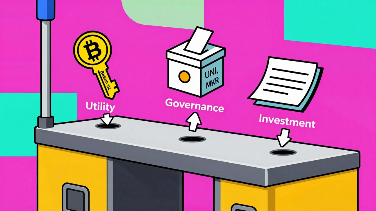 Utility vs Governance vs Investment Tokens: What They Really Do and How They Differ