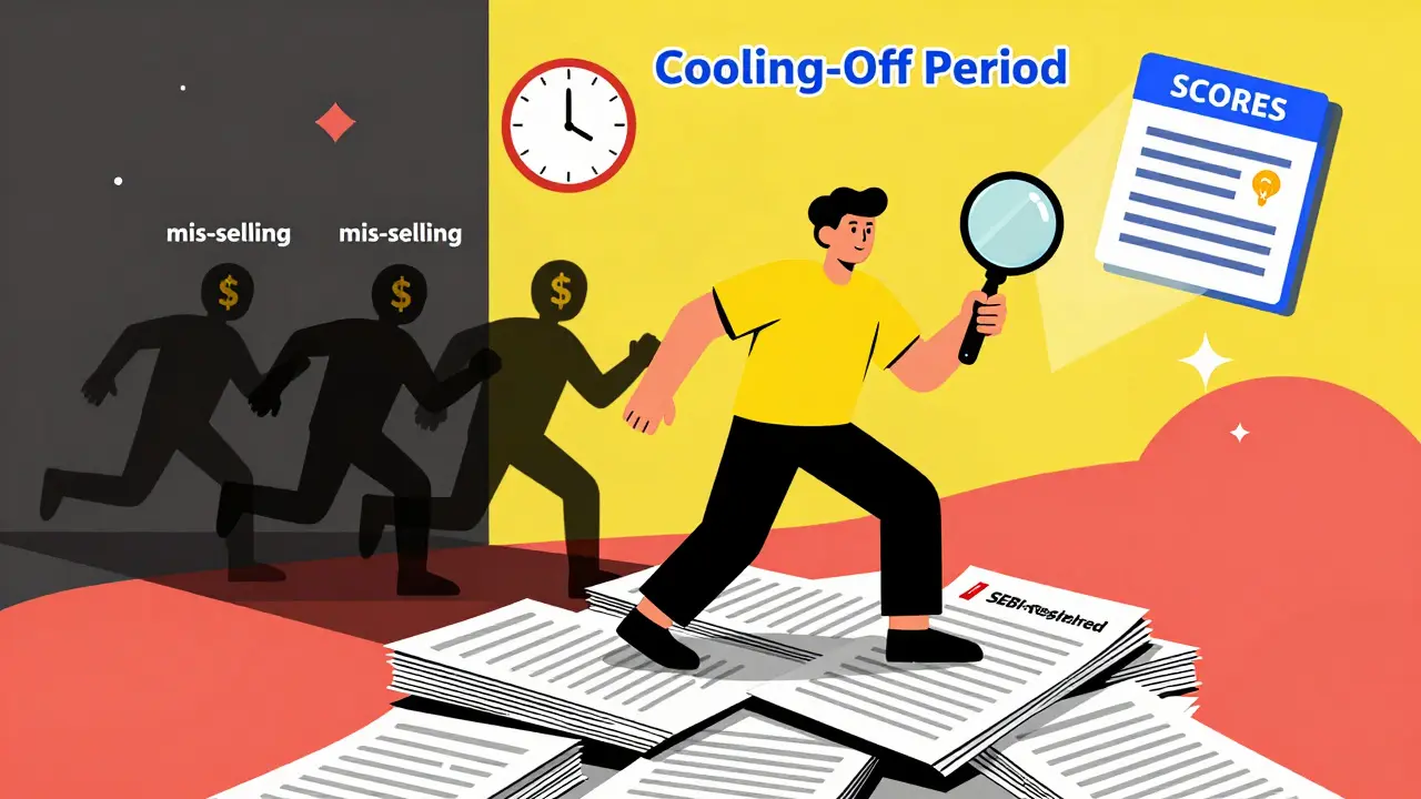 Investor empowered by SEBI registration and cooling-off period in Memphis style