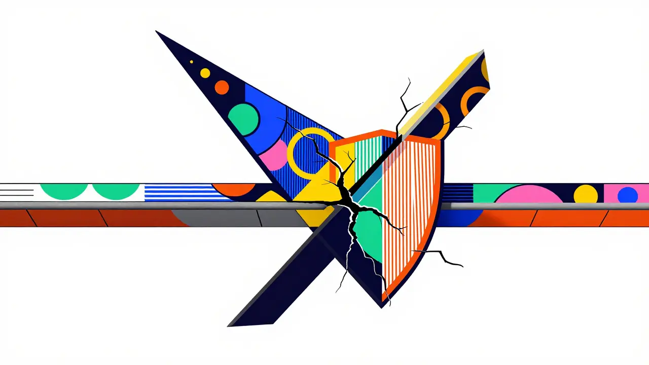 Cracked bridge being reinforced in Memphis design