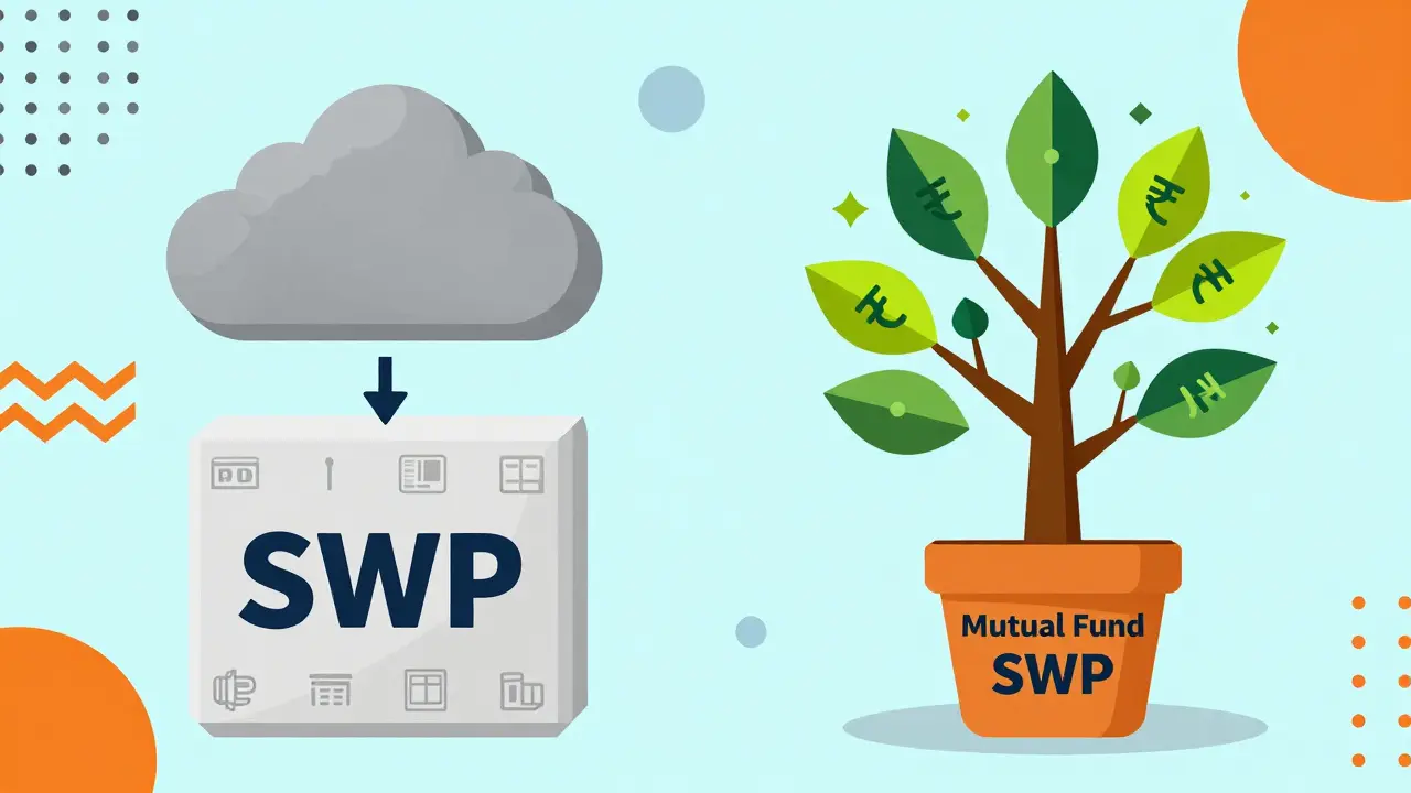 Comparison of growing SWP investment vs stagnant fixed deposit