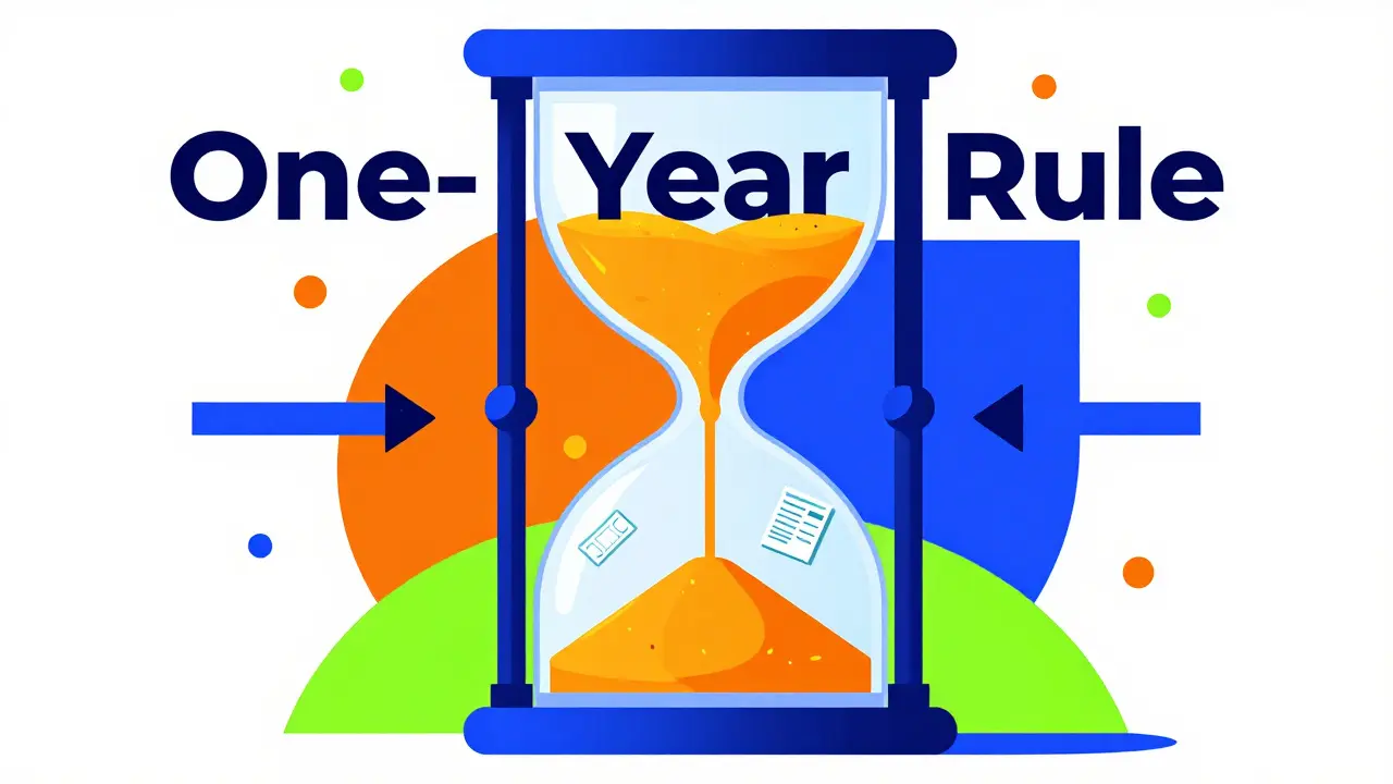 Abstract clock and documents illustrating tax deadline in Memphis style