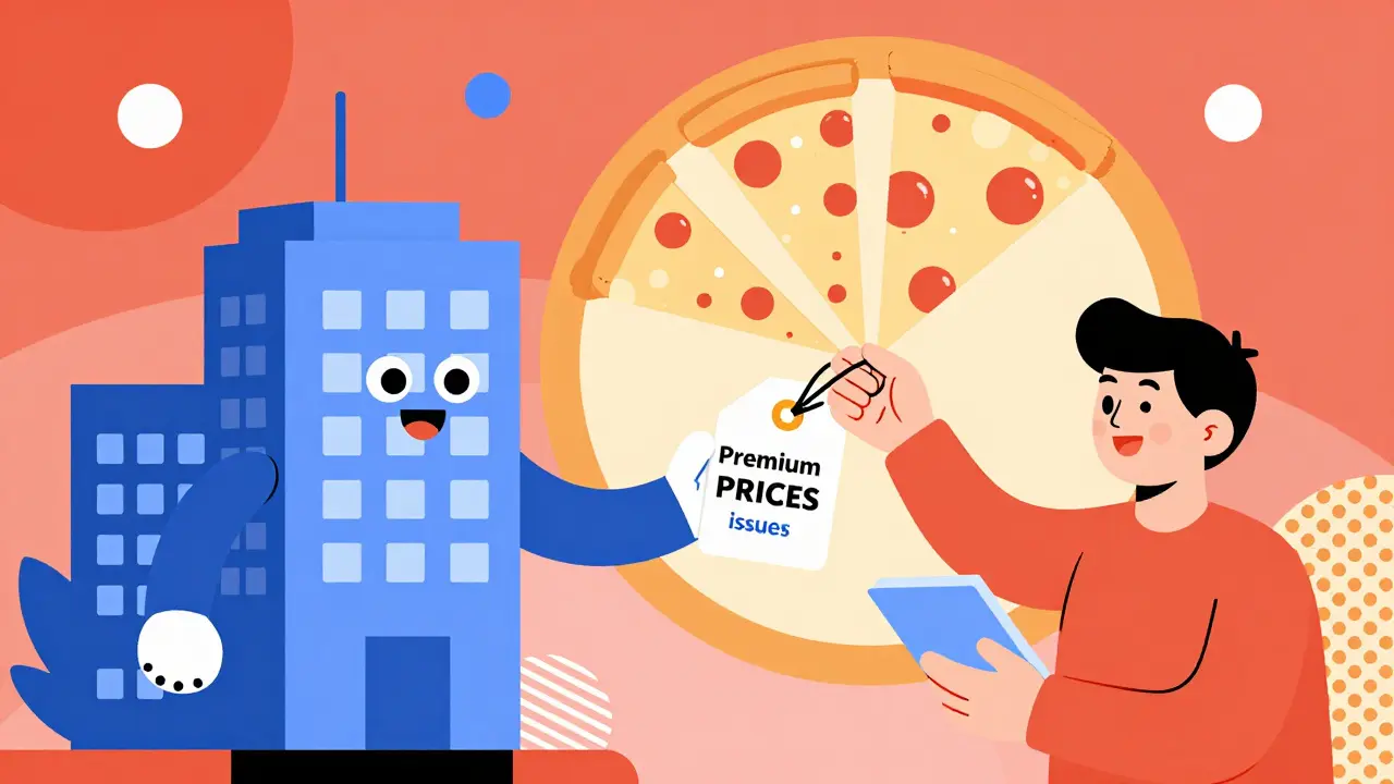Illustration of share buyback offer and rights issue dilution concept with playful graphics