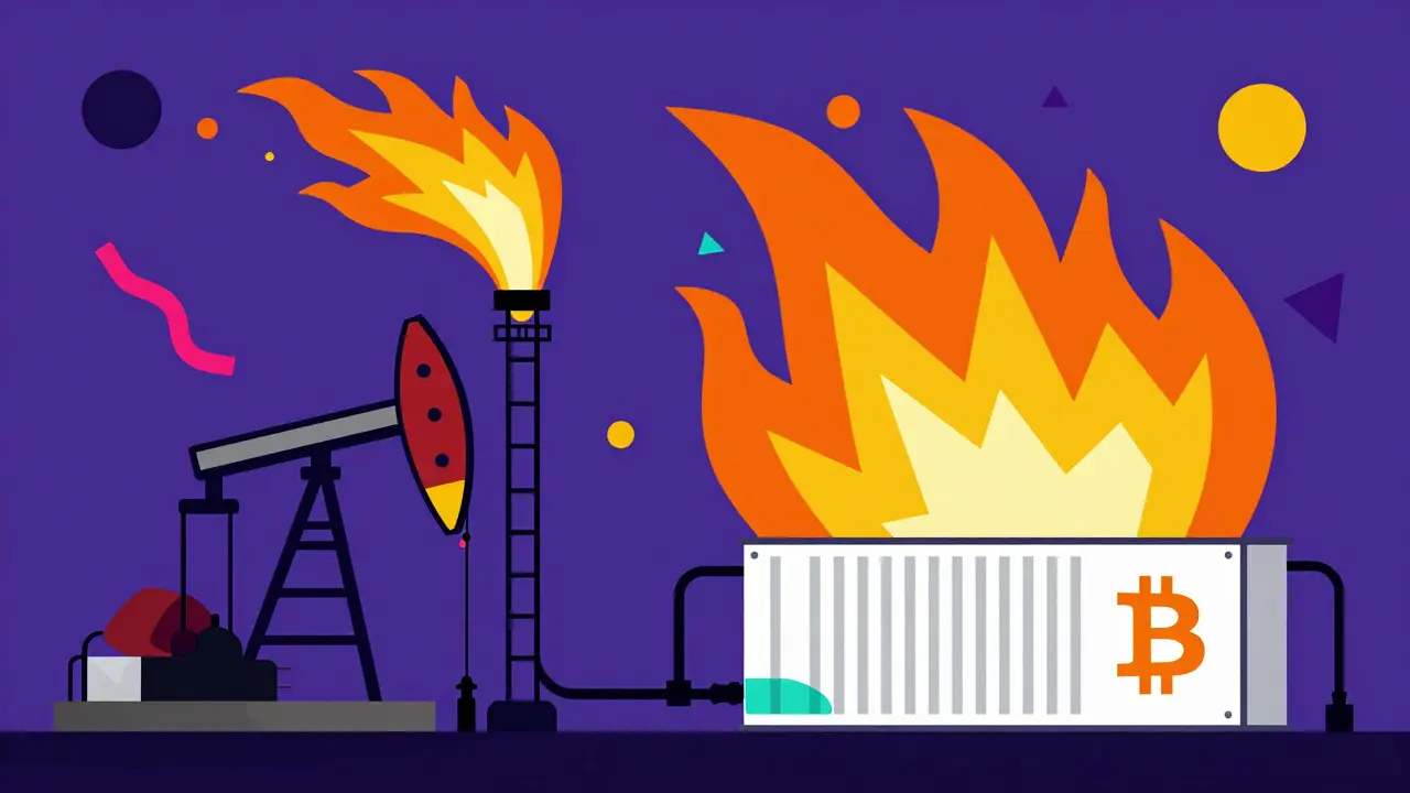 Using Flared Gas for Bitcoin Mining: Emissions Reduction and Regulatory Considerations