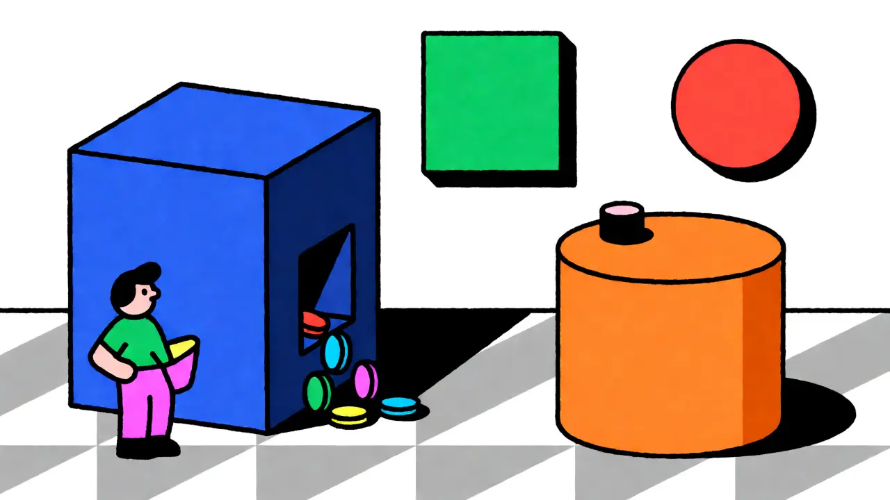 Abstract graphic showing separated EPF and NPS contribution containers