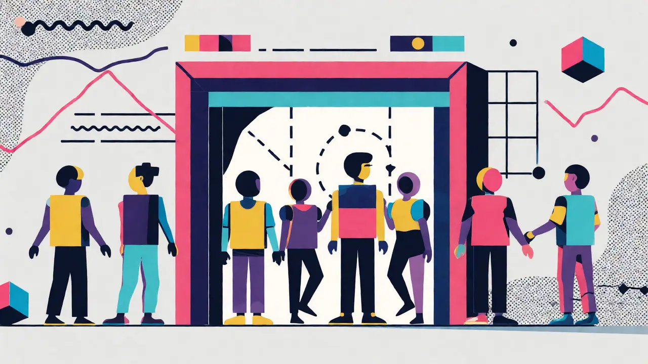 Diverse geometric avatars passing through an abstract verification gate